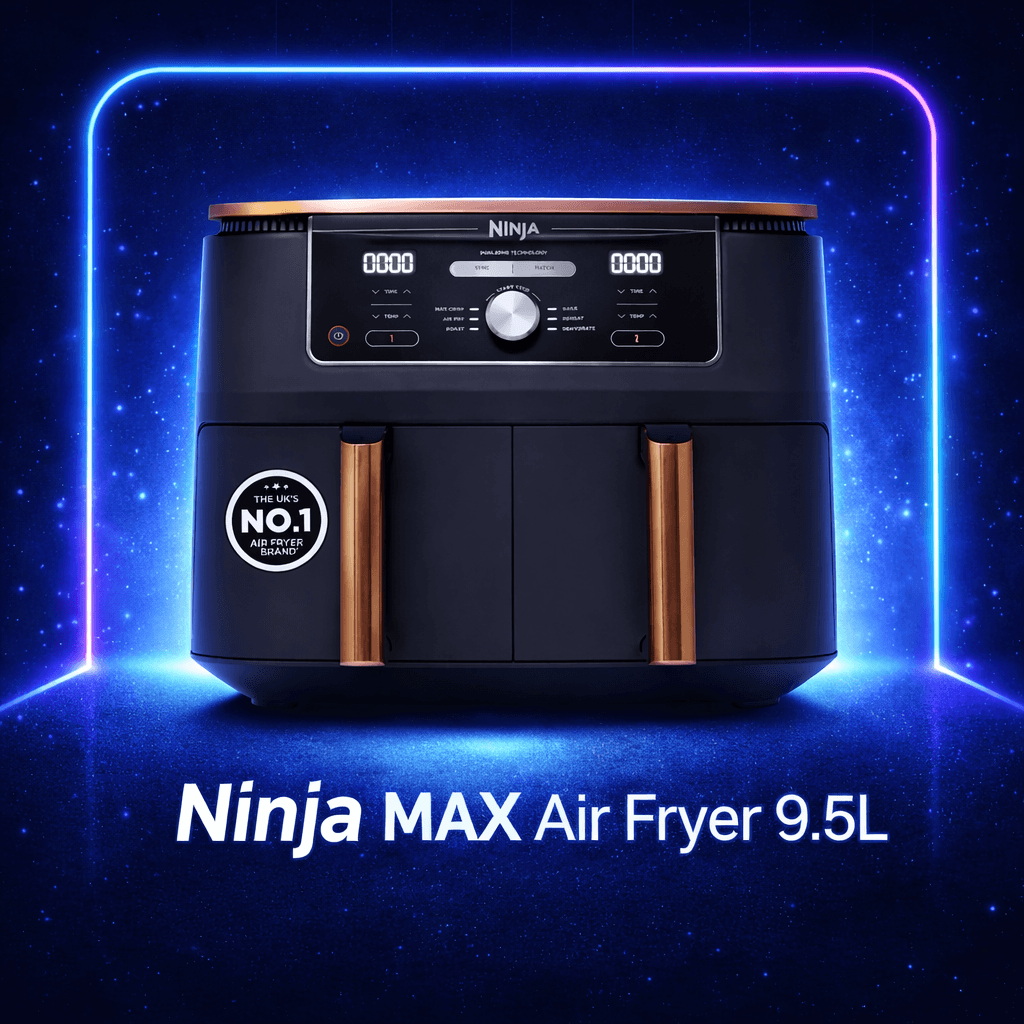 Ninja MAX 6-in-1 Dual Zone Air Fryer 9.5L